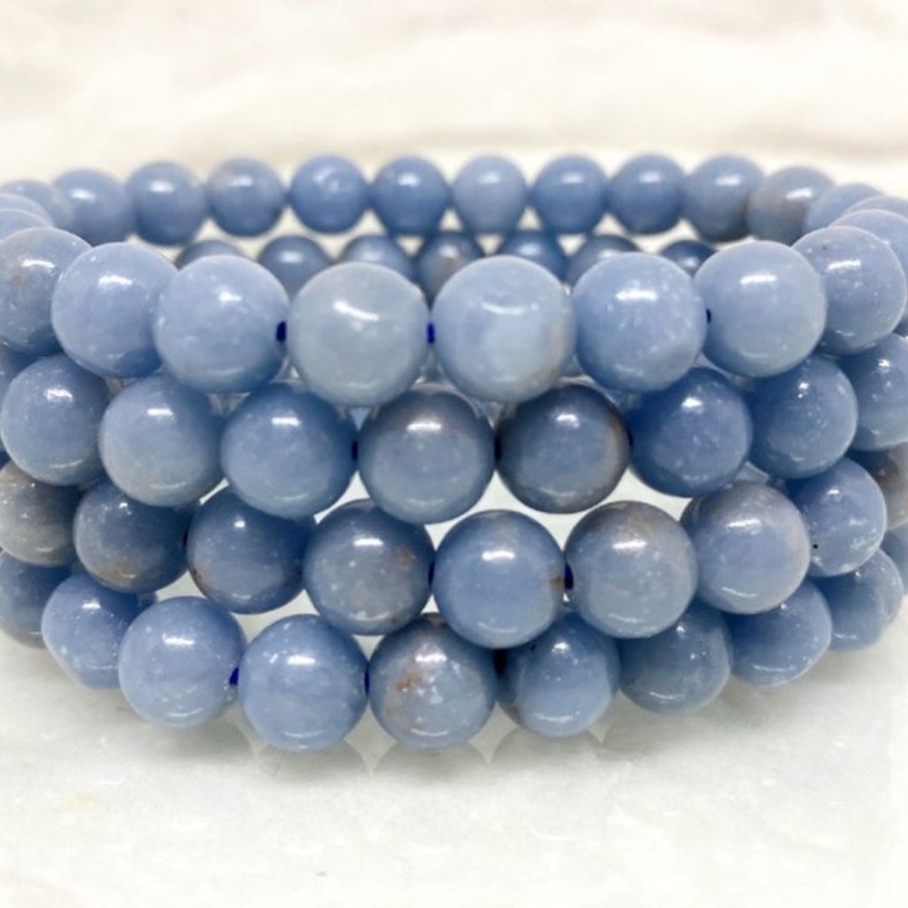 Angelite Bracelet 8MM AAA